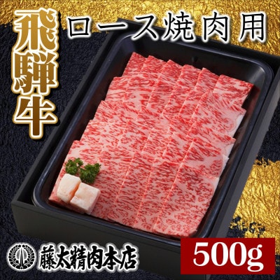 【飛騨牛】ロース焼肉500g【配送不可地域：離島】【1046749】