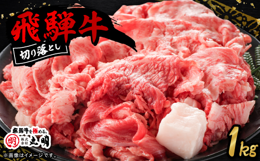 飛騨牛　切り落とし(コマ切れ)　1kg【配送不可地域：離島】【1725164】