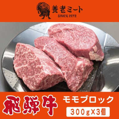 飛騨牛 モモブロック 300g×3個【配送不可地域：離島】【1622926】