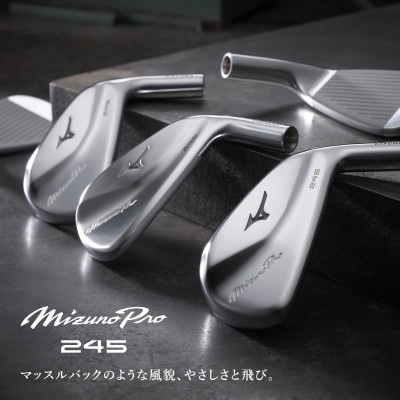 Mizuno Pro 245 アイアン 6本組(No.5〜9、PW)/5KJWS33306S2【1469946】