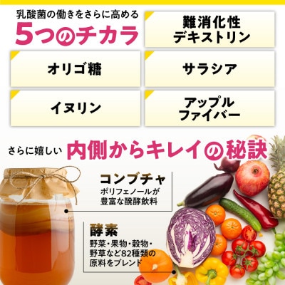 乳酸菌サプリメント ナノ型乳酸菌10兆個＆ビフィズス菌配合 菌活すっきり 30日(30粒)【1490406】