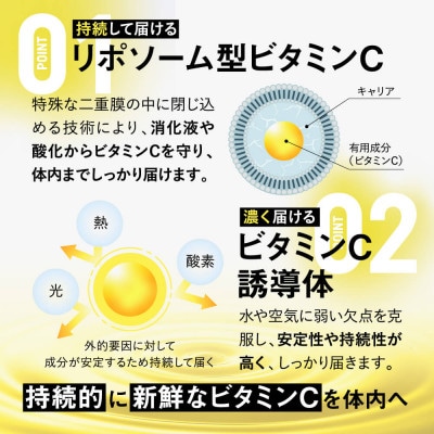 ビタミンCサプリメント ビタクリアC リポソームビタミンC配合 ビタミンC1,000mg 30日分【1488021】