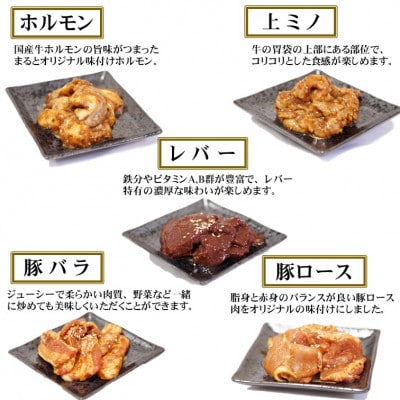 【毎月定期便】毎月届く　焼き肉セット(霜降り焼き肉&味付けホルモンなど)全3回【配送不可地域：離島】【4084036】
