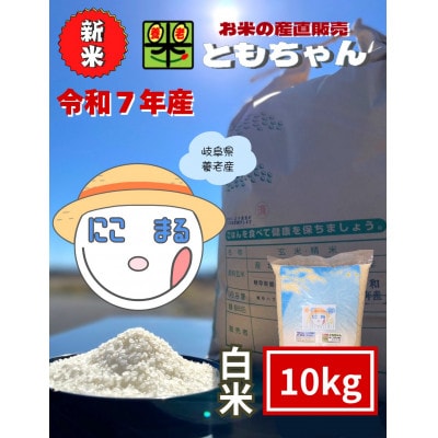 令和7年産　にこまる　白米　10kg【1693234】