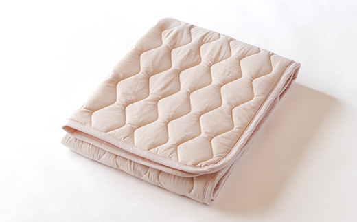 消臭吸汗効果のあるベッドパッド　ピンク【1656227】