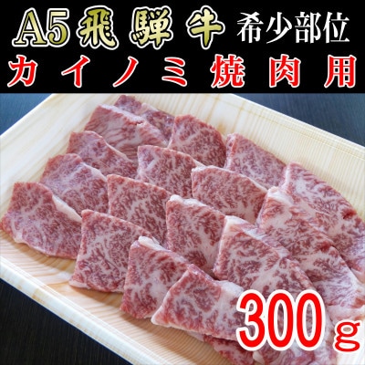 『希少部位』A5等級飛騨牛カイノミ焼肉用300g【配送不可地域：離島】【1432030】