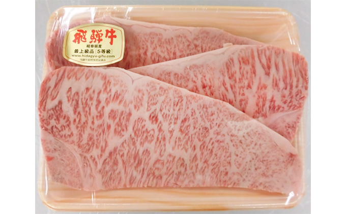 【3月中旬発送】飛騨牛ロースステーキ用600g（5等級・冷凍）