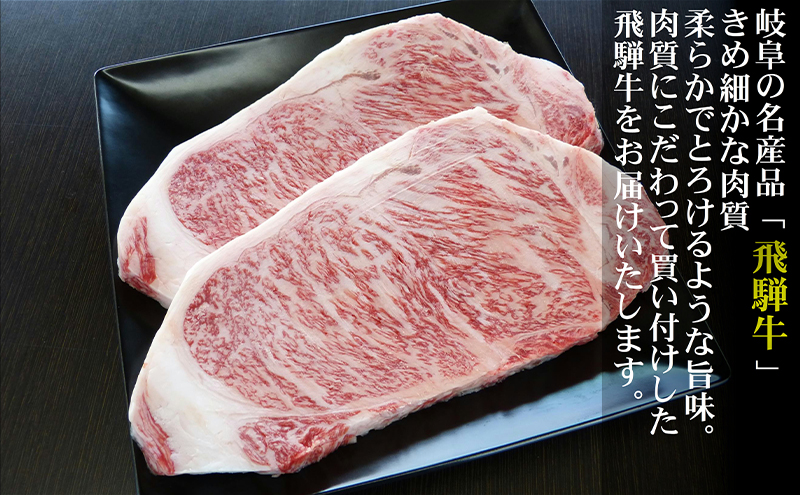 牛肉 飛騨牛 サーロイン ステーキ セット 600g（1枚 約300g×2枚） 黒毛和牛 Ａ5 美味しい お肉 牛 肉 和牛 サーロインステーキ 【岐阜県輪之内町】