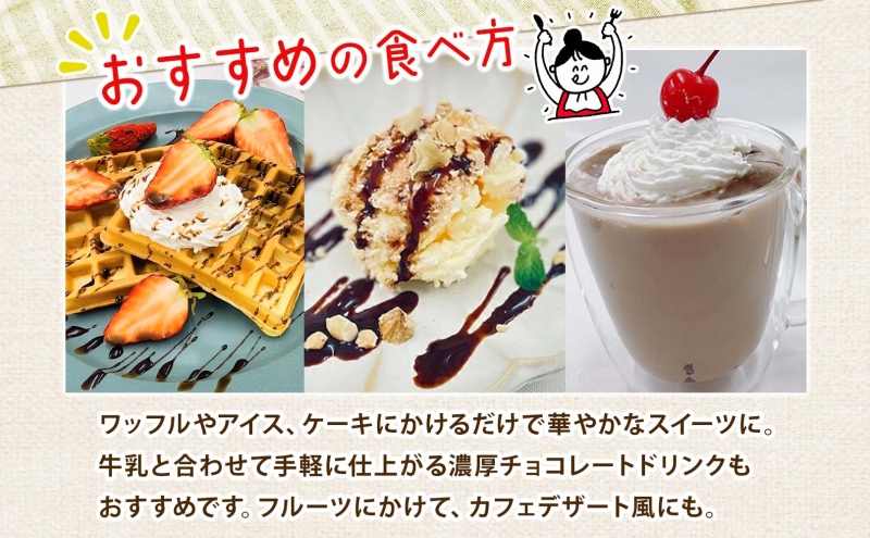  美ノ久 チョコレートソース 310g×1本 チョコレート ソース チョコ クーベルチュール チョコソース デザート アレンジ スイーツ ドリンク トッピング ワッフル パンケーキ チョコレートドリンク お取り寄せ ご当地 送料無料 岐阜県 安八町