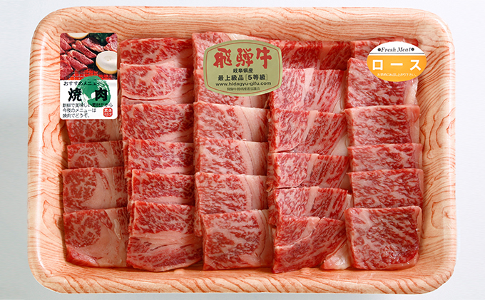 ふるさと納税　飛騨牛 牛肉 焼肉 ロース 600g A5 和牛