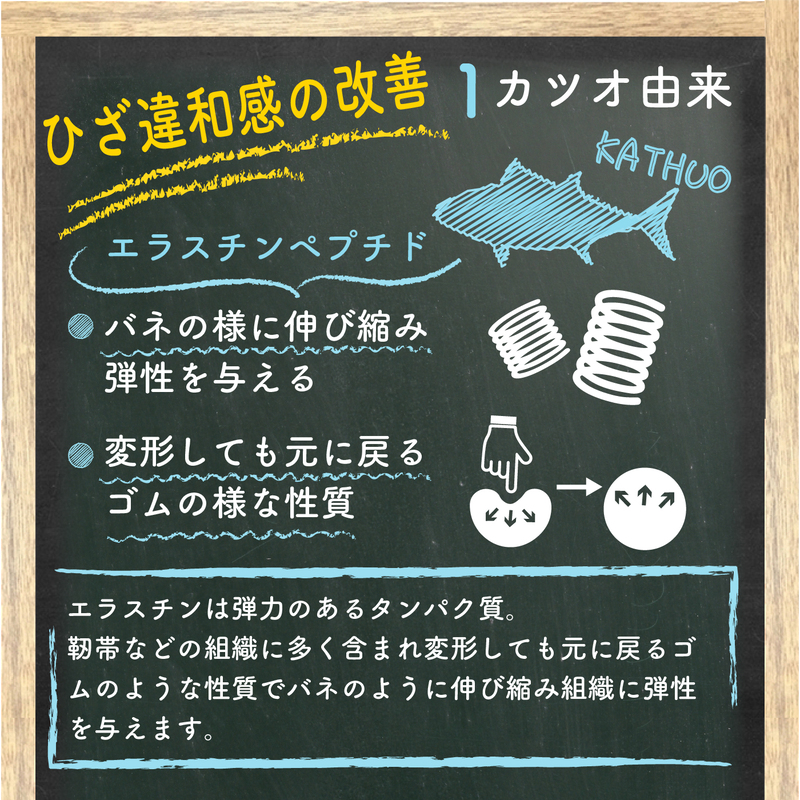 【機能性表示食品】健骨かるひざ サプリメント 30日分【膝の痛み、骨の維持、血管に】大豆 カツオ由来成分 グルコサミン成分/無塩ドットコム