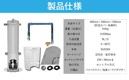 【260001】 浄水器 セントラル浄水器 ステンレス浄水器 浄水 お風呂 洗濯機 トイレ ウォシュレット 活性炭 カートリッジ 水処理装置 浄水装置 日本製 水道 飲み水 飲料水 蛇口 有機 フッ素 化合物 PFAS PFOS PFOA 除去 塩素塩素除去 ドリームバンク beaq ビューク ふるさと納税 ギフト プレゼント 岐阜県 メーカー直送 ドリームバンク