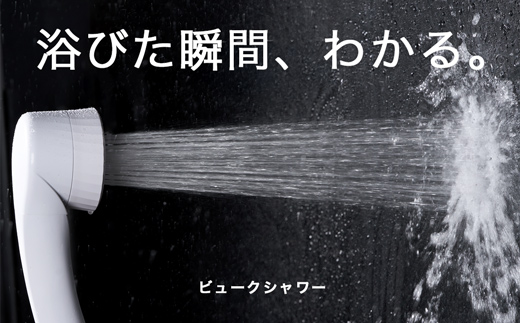 【27008】 ビューク シャワーヘッド 【 塩素低減カートリッジ付 | ミスト＋ストレート 】  日本製 ｜ ドリームバンク 公式