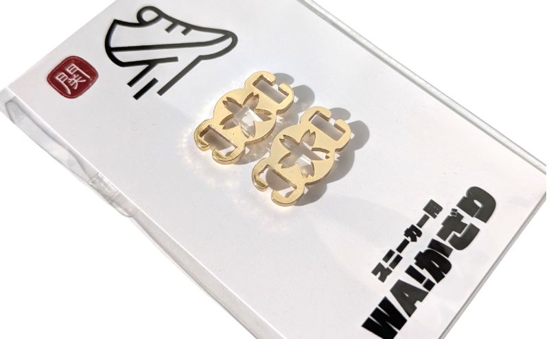 【4002】スニーカーWA! かざり 桜 ゴールド