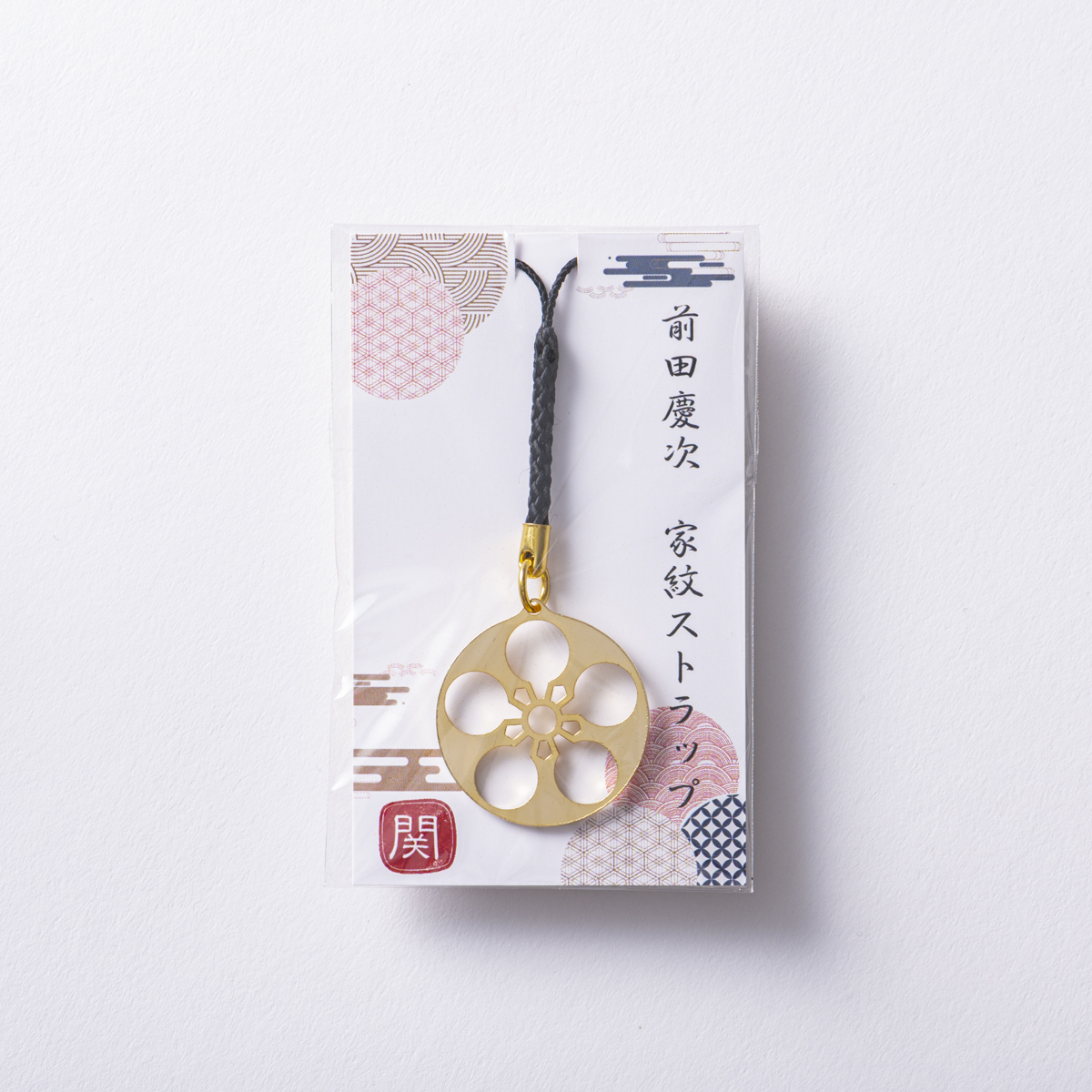 【7016】武将家紋ストラップ 前田慶次