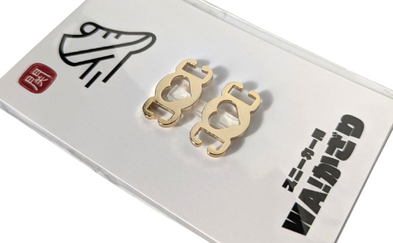 【4007】スニーカーWA! かざり ハート ゴールド