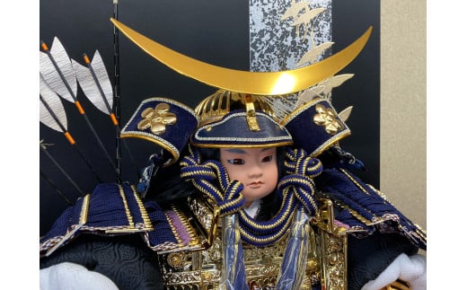 伝統工芸士 蘇童の五月人形『名武将 伊達政宗公』わらべ大将飾り