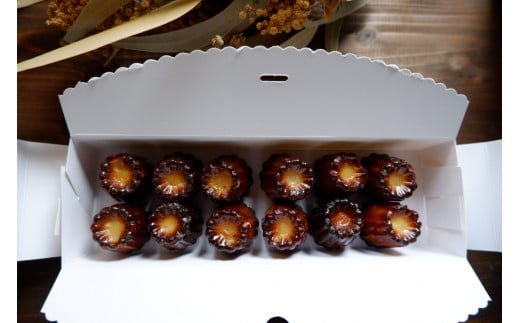 プチカヌレ 12個 入り 2箱 計 24個 Cafe Bisous カフェビズ フレンチカフェ