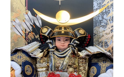 伝統工芸士 蘇童の五月人形 『名武将 上杉謙信公』わらべ大将飾り