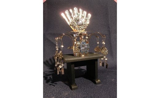 伝統工芸士 蘇童のひな人形『京七番 新古今雛 京刺繍』親王飾り