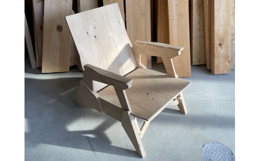 Plywood Lounge Chair 組み立て式 合板 ラウンジチェア 椅子 DIY