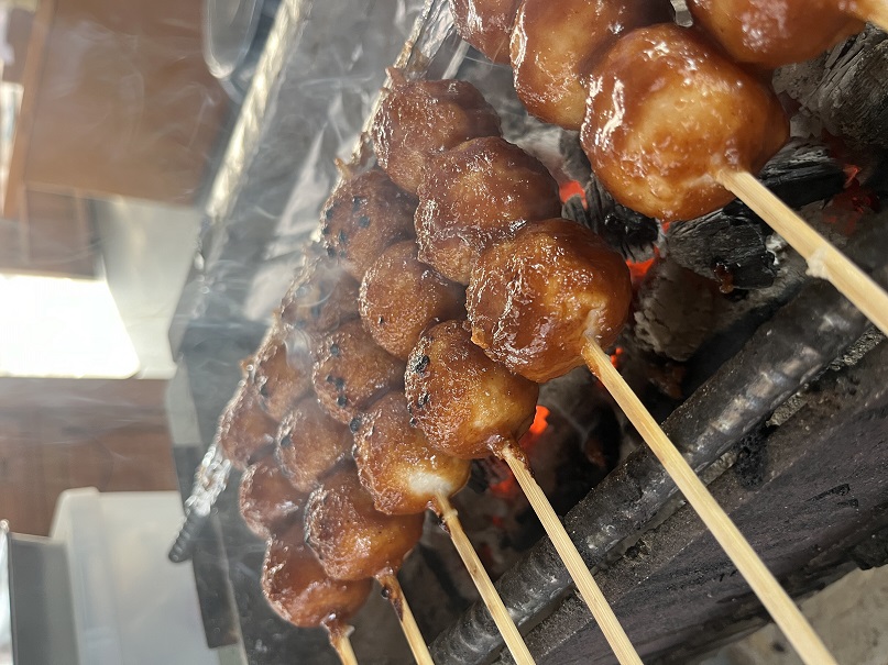 八百津町名物 炭火焼 五平餅！ 自家製くるみタレ 