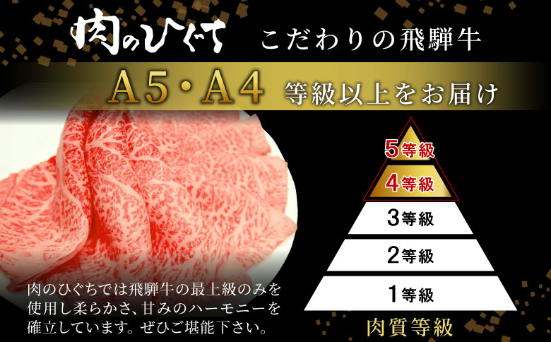 飛騨牛 定期便 全3回 計2.2kg 4人前 すき焼き しゃぶしゃぶ ステーキ 焼肉 BBQ ロース カタロース ロースステーキ モモ カタ 贅沢 贈り物 3ヶ月 定期 おすすめ 選べる 人気 飛騨 ブランド牛 肉のひぐち