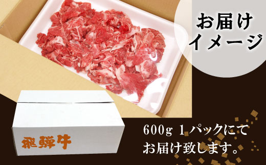 飛騨牛 切り落とし 600g 牛肉 和牛 肉 お肉 切落し 不揃い にく 切り落し ブランド牛 国産 