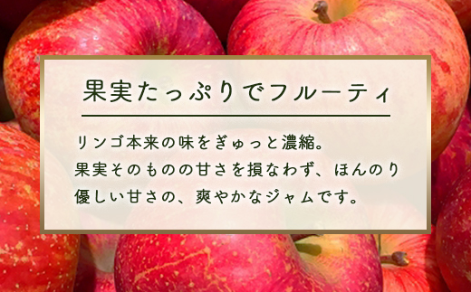 国産ふじりんご使用！ りんごジャム 3個 180g×3個 果物 フルーツ ジャム りんご リンゴ アップル 東白川村 岐阜 国産 