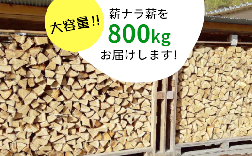 【岐阜県・愛知県限定】 なら薪 中〜大割 約800kg 中割 大割 薪ストーブ アウトドア キャンプ 焚火 暖炉 楢 ナラ 薪 まき 雑貨 日用品 東白川村