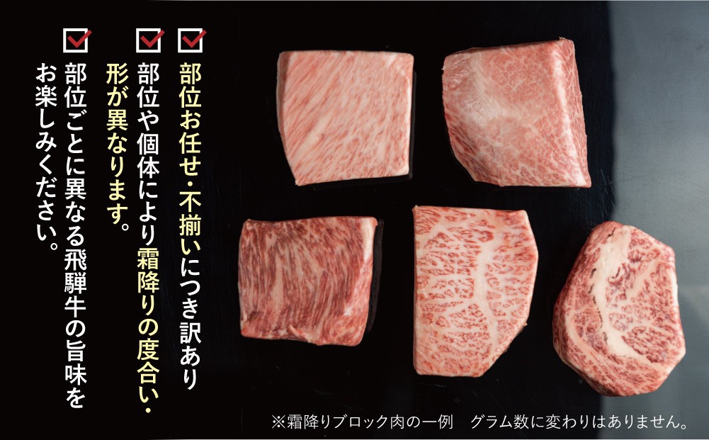 【人気急上昇】牛肉 飛騨牛 ブロック肉 1kg (霜降り肉 赤身肉 500g×2 ) 訳あり 訳アリ 部位お任せ 不揃い ローストビーフ  牛肉 ブロック セット 真空パック 黒毛和牛 肉　肉厚　大容量  バーベキュー BBQ キャンプ 焼き肉 焼肉 ごちそう JA 30000円 駆け込み前の お申込なら すぐ届く すぐ届きやすい [S090] 