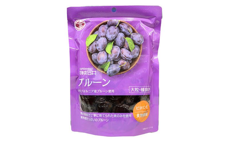 成城石井 種抜きプルーン 240g×5袋 大粒 種抜き ビタミンE 食物繊維 乾燥果実 ドライフルーツ