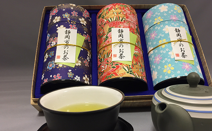 静岡市のお茶 3缶