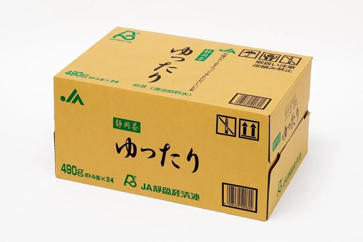 静岡茶 ゆったり 490g 24缶入り×1ケース アルミボトル缶