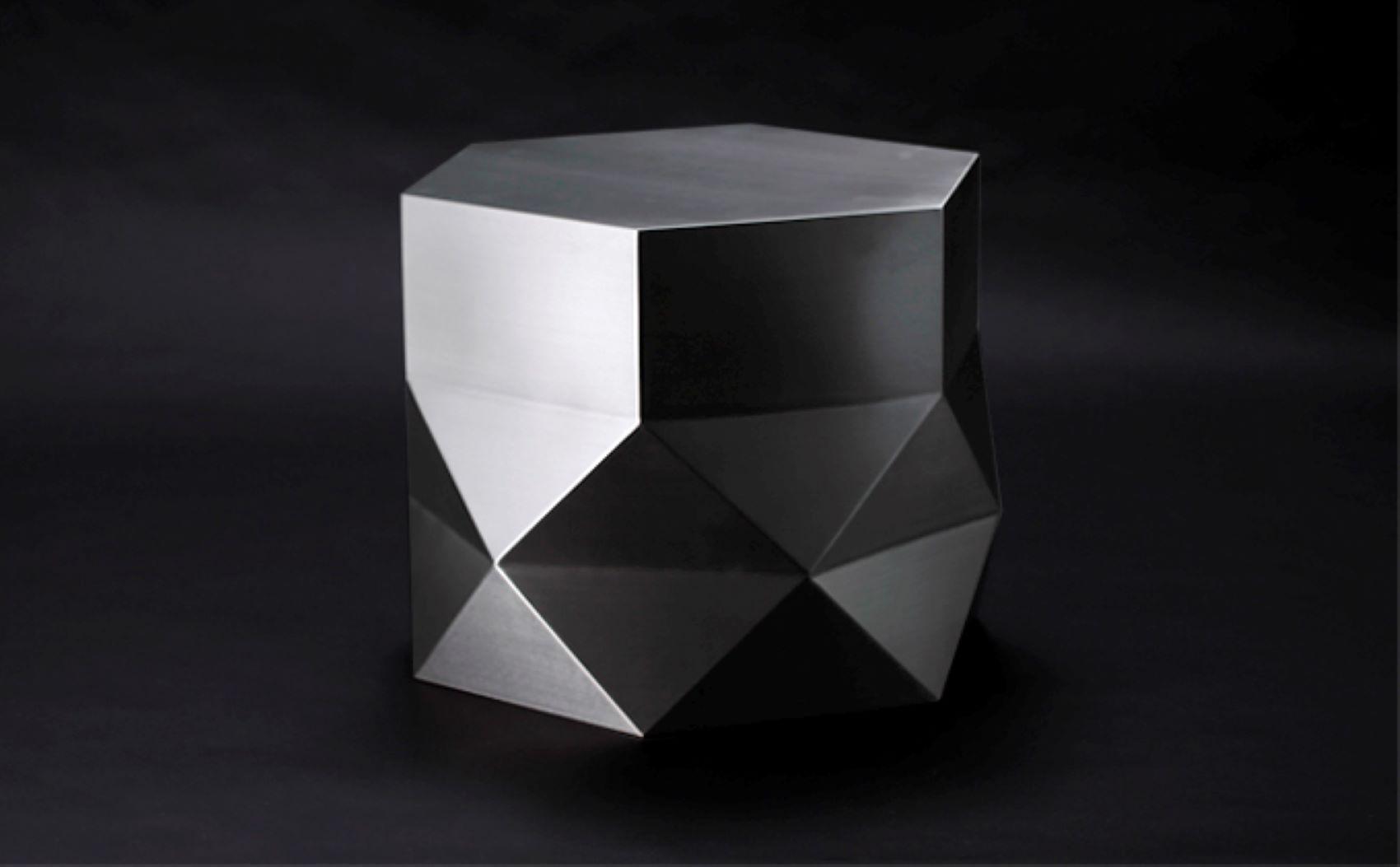 【板金屋がつくる】幾何学 サイドテーブル インテリア Hexagon Coffee table