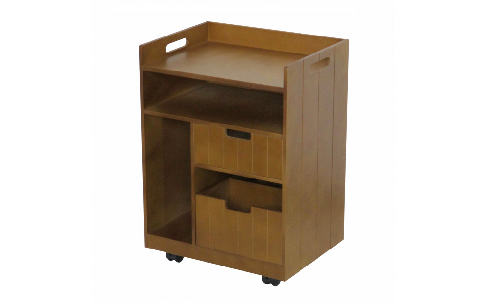 ＜静岡製作所＞リビングワゴン　ダークブラウン【沖縄・離島不可】