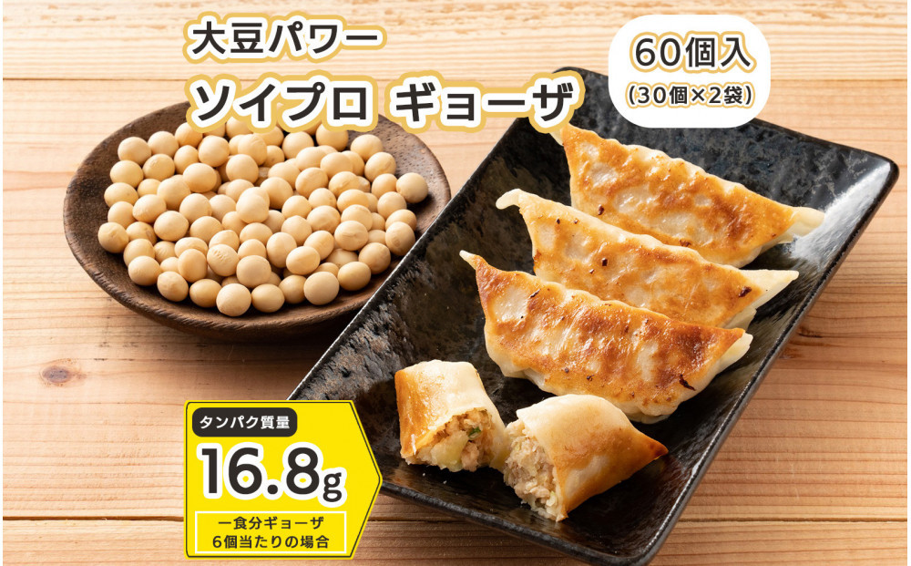 大豆パワー ソイプロギョーザ 60個(30個入×2袋)