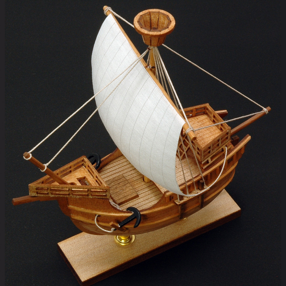 ウッディジョー　ミニ帆船　No.4　カタロニア船　木製模型キット