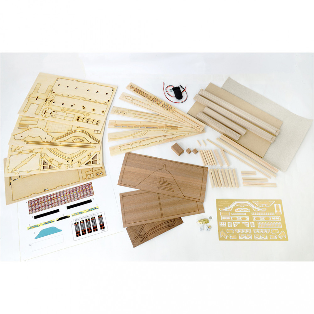 ウッディジョー　1/50　天満宮　木製模型キット