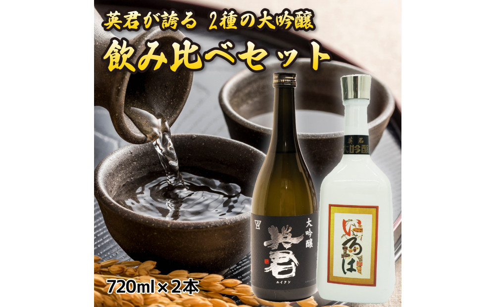 英君 大吟醸 飲み比べセット【720mL×2本セット】