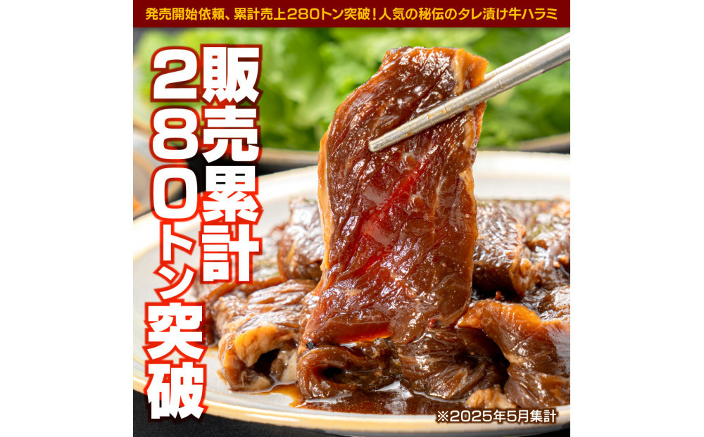 秘伝のタレ漬け牛ハラミ 1kg（500g×2パック）【配送不可：離島】小分けパック 大容量 真空冷凍 ハラミ サガリ にく やわらか 牛肉 肉 焼肉 コスパ 牛丼 小分け 手軽 ランキング ホルモン 味付き 数量限定