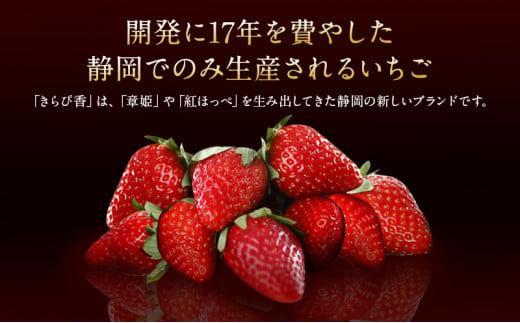 大粒きらぴ香いちご（450g×2パック）ギフトBOX入り なかじま園 大粒 果物 イチゴ 苺 ギフト 贈答品 お祝い 化粧箱 プレゼント 国産 フルーツ くだもの 冷蔵