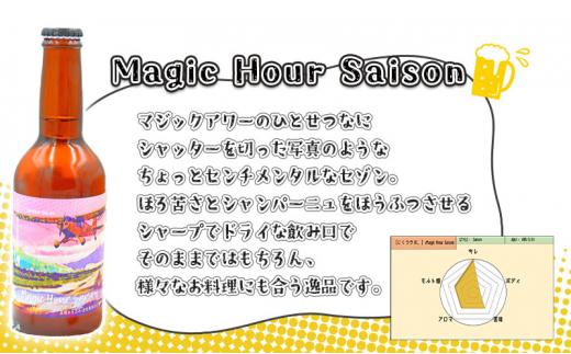 【じくうラボ。】 Magic Hour Saison 6本セット (キーホルダー栓抜き付き) HORSEHEAD LABS クラフトビール ご当地ビール 地ビール お酒 ビール