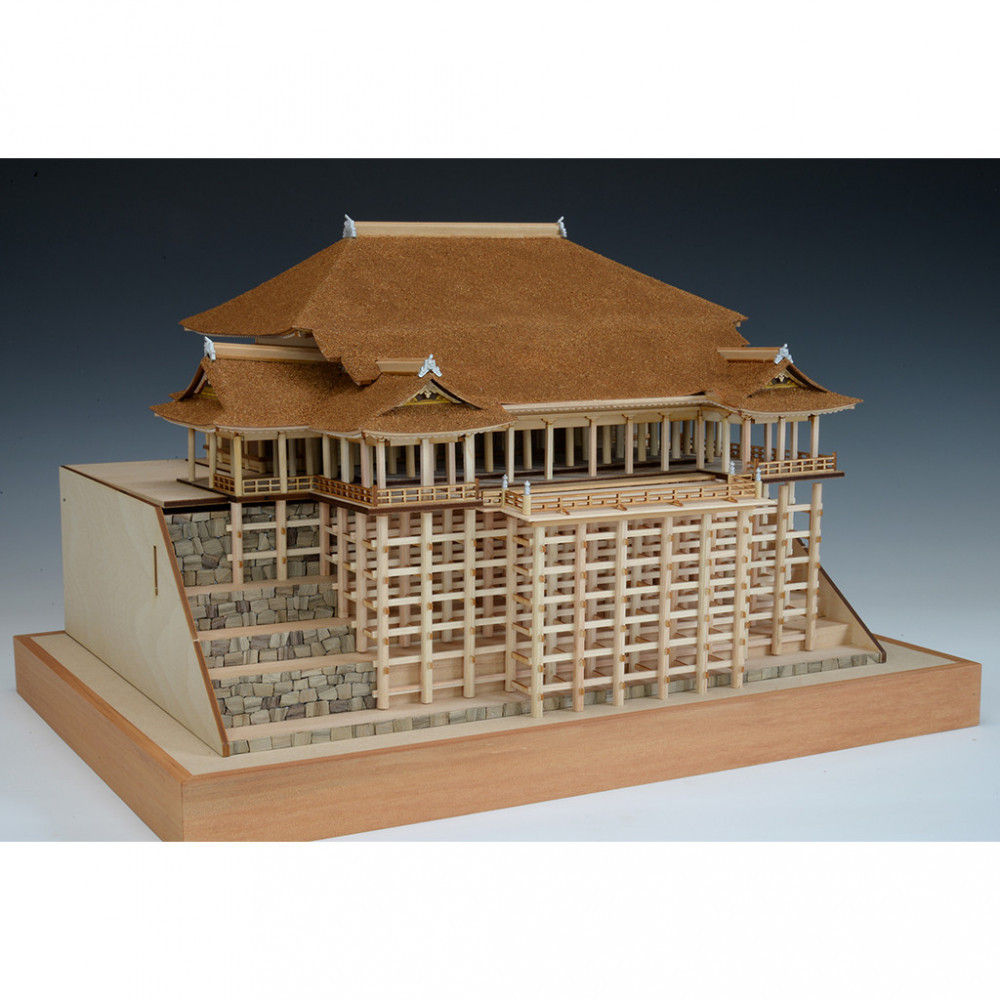 ウッディジョー　1/150 清水寺　木製模型キット