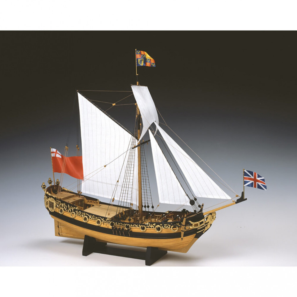 ウッディジョー　1/64　チャールズヨット　木製模型キット