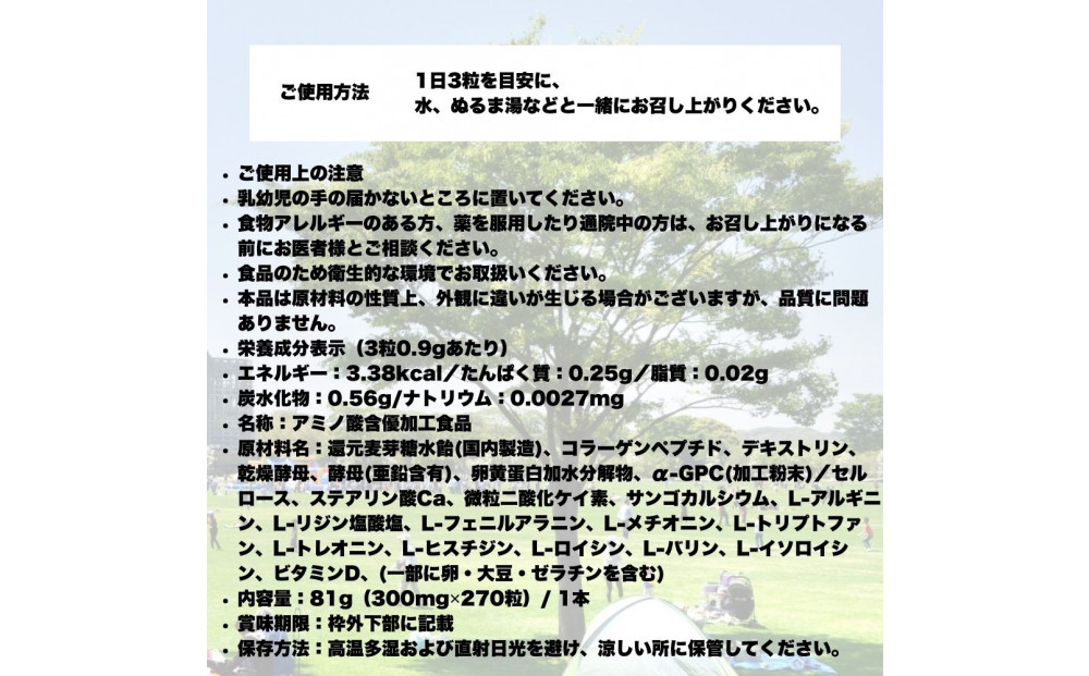 6本セット：GH-Creation EX++ ジーエイチ クリエーション EX プラス 300mg 270粒