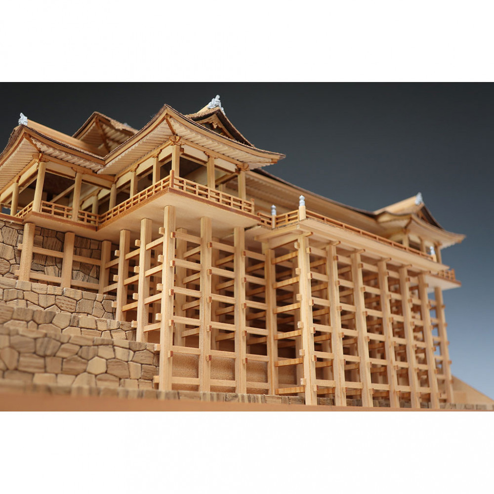 ウッディジョー　1/150 清水寺　木製模型キット