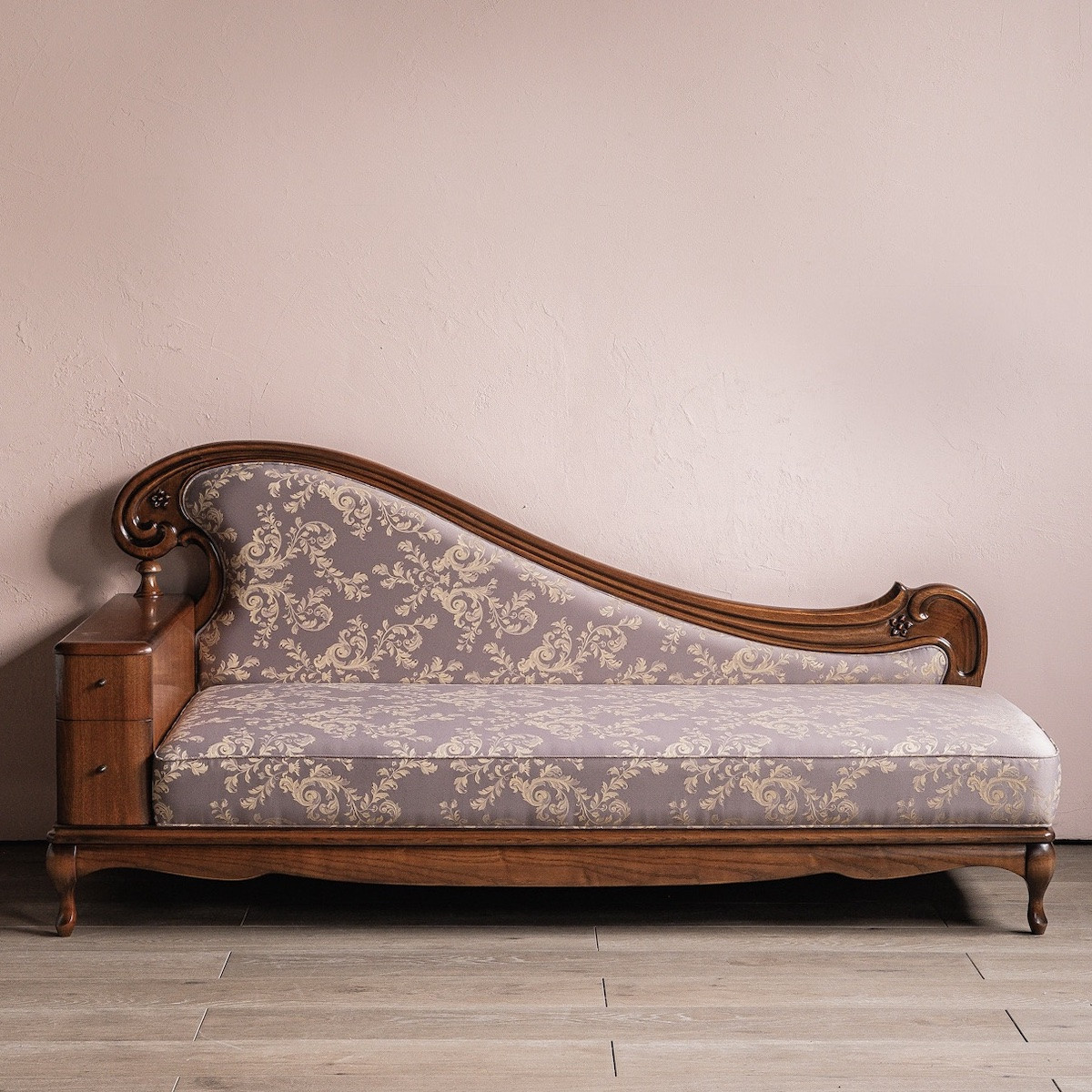 松永工房 Continue カウチ オフィシャル限定品 クラシック エレガント インテリア アンティーク調家具 木製 ソファ リビング　チェア ねこ脚 カンティーニュ【配送不可：沖縄・離島】