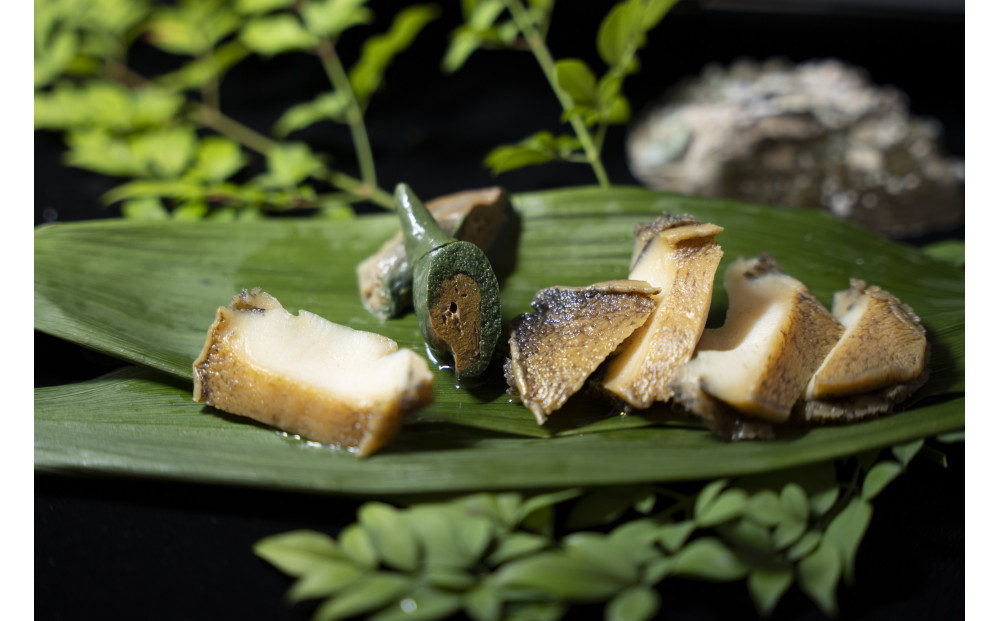 あわび 旨煮＆あわび 蒸し セット（旨煮：約100g×1粒 ・蒸し：約50g×3粒）【配送不可：北海道・沖縄・離島】◆