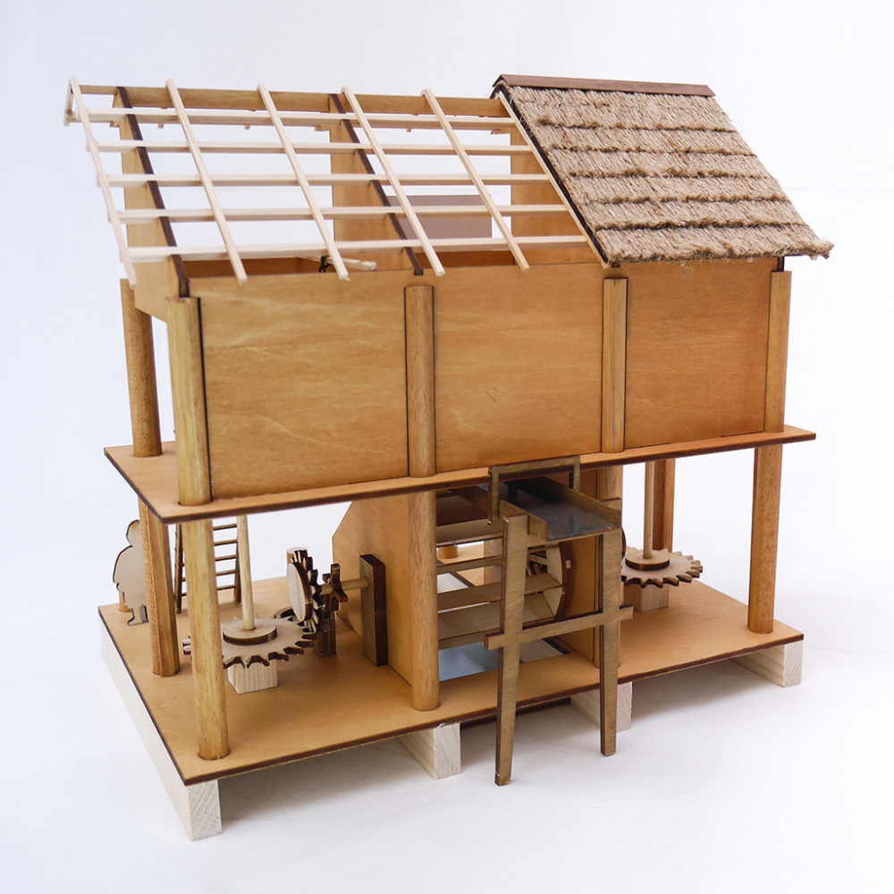 ウッディジョー  水磨様（すいまよう）　木製模型キット